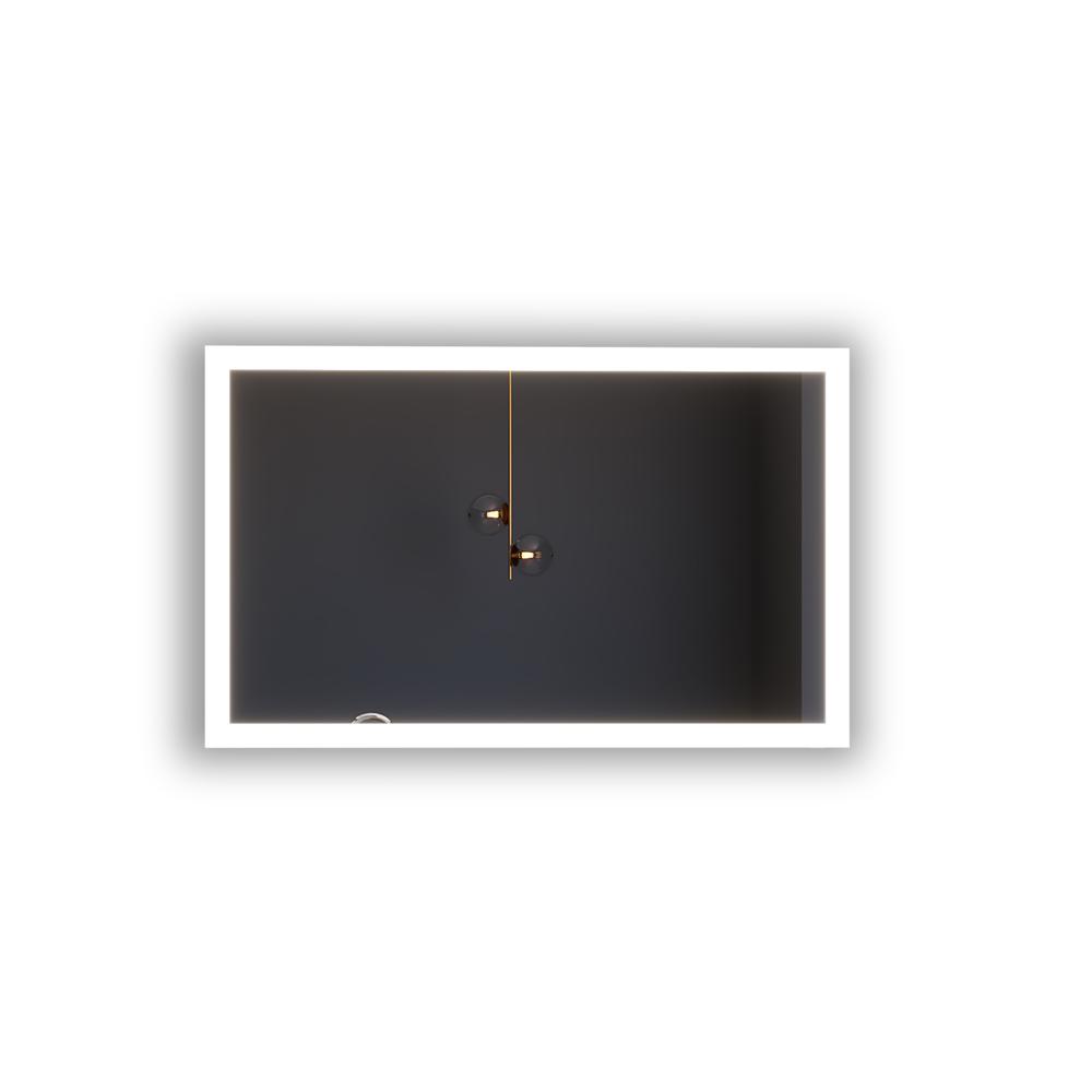 Angelina 48 in. W x 30 in. H Rectangular  Wall-Mount Bathroom Vanity Mirror. Picture 1