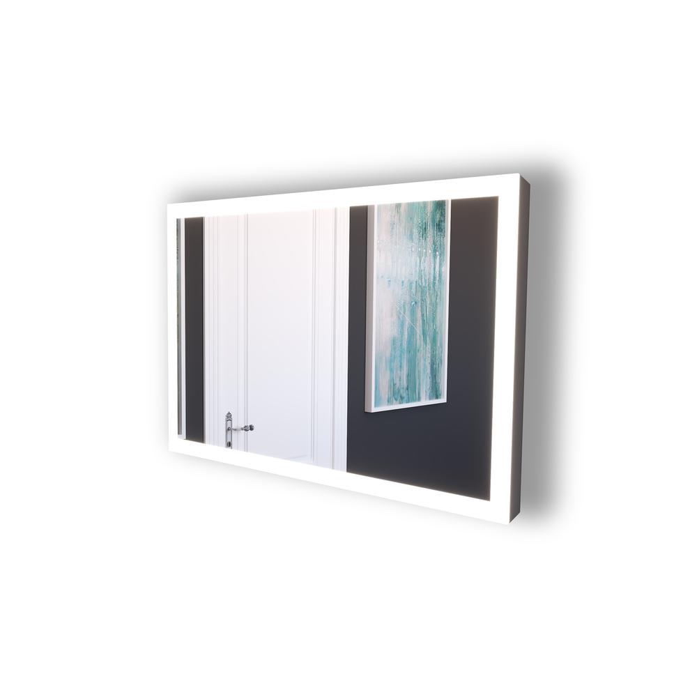 Angelina 48 in. W x 30 in. H Rectangular  Wall-Mount Bathroom Vanity Mirror. Picture 3