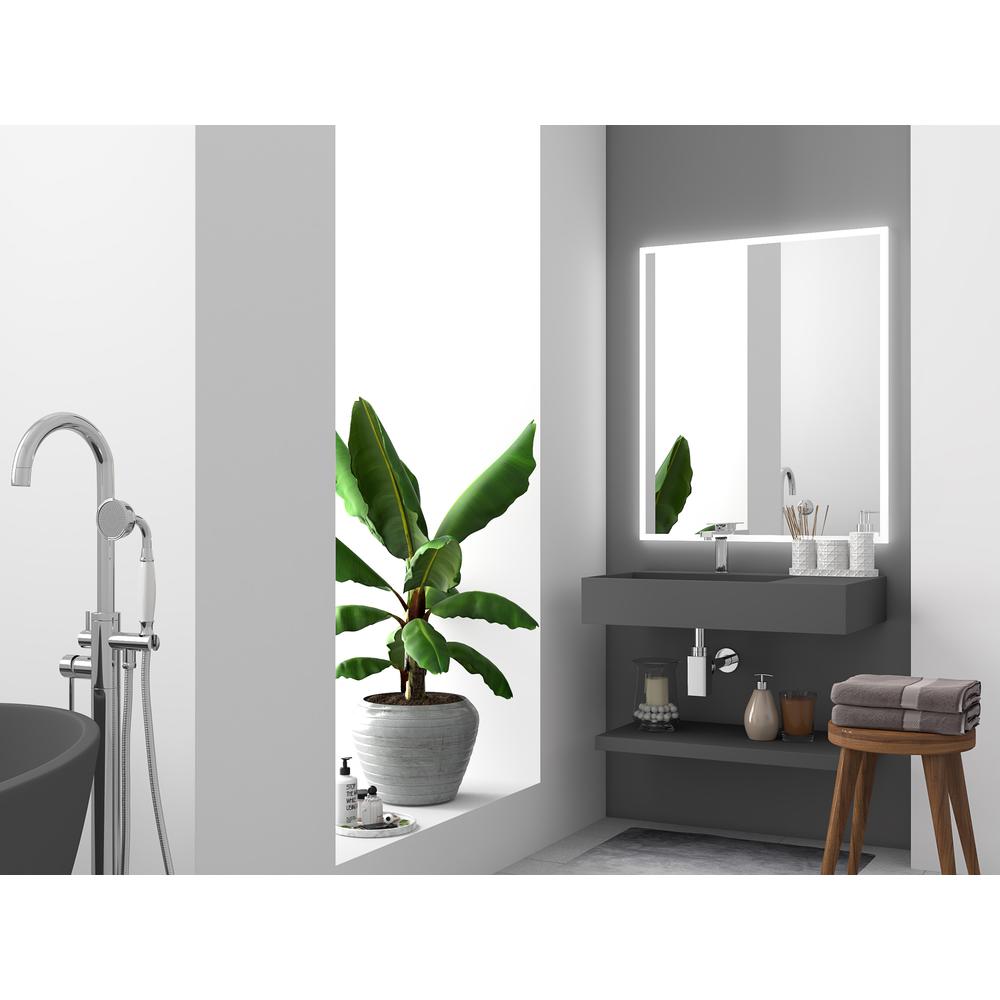 Left Basin Wall-Mounted  Single Bathroom Sink  in Gray. Picture 7