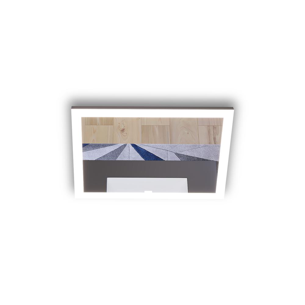 Angelina 24 in. W x 30 in. H Rectangular Light Wall-Mount Bathroom Vanity Mirror. Picture 3