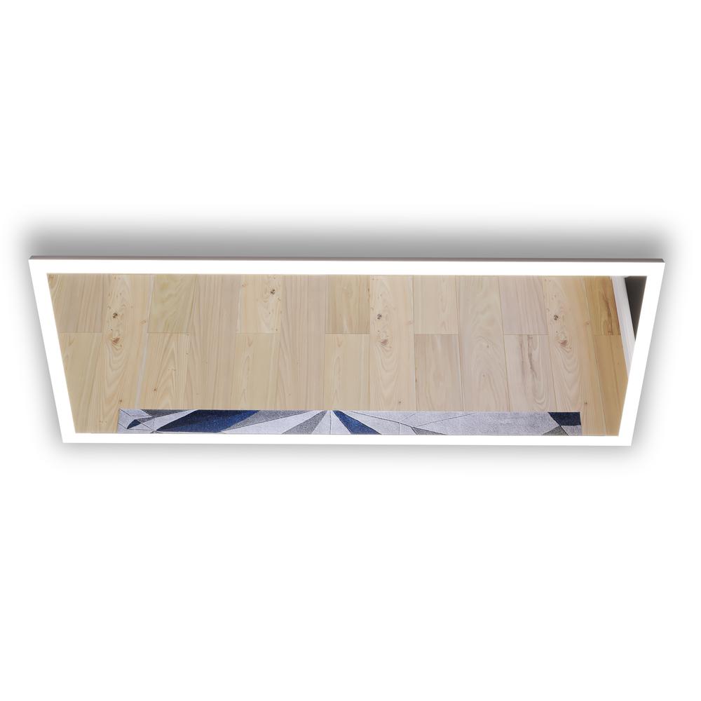 Angelina 72 in. W x 30 in. H Rectangular Light Wall-Mount Bathroom Vanity Mirror. Picture 3