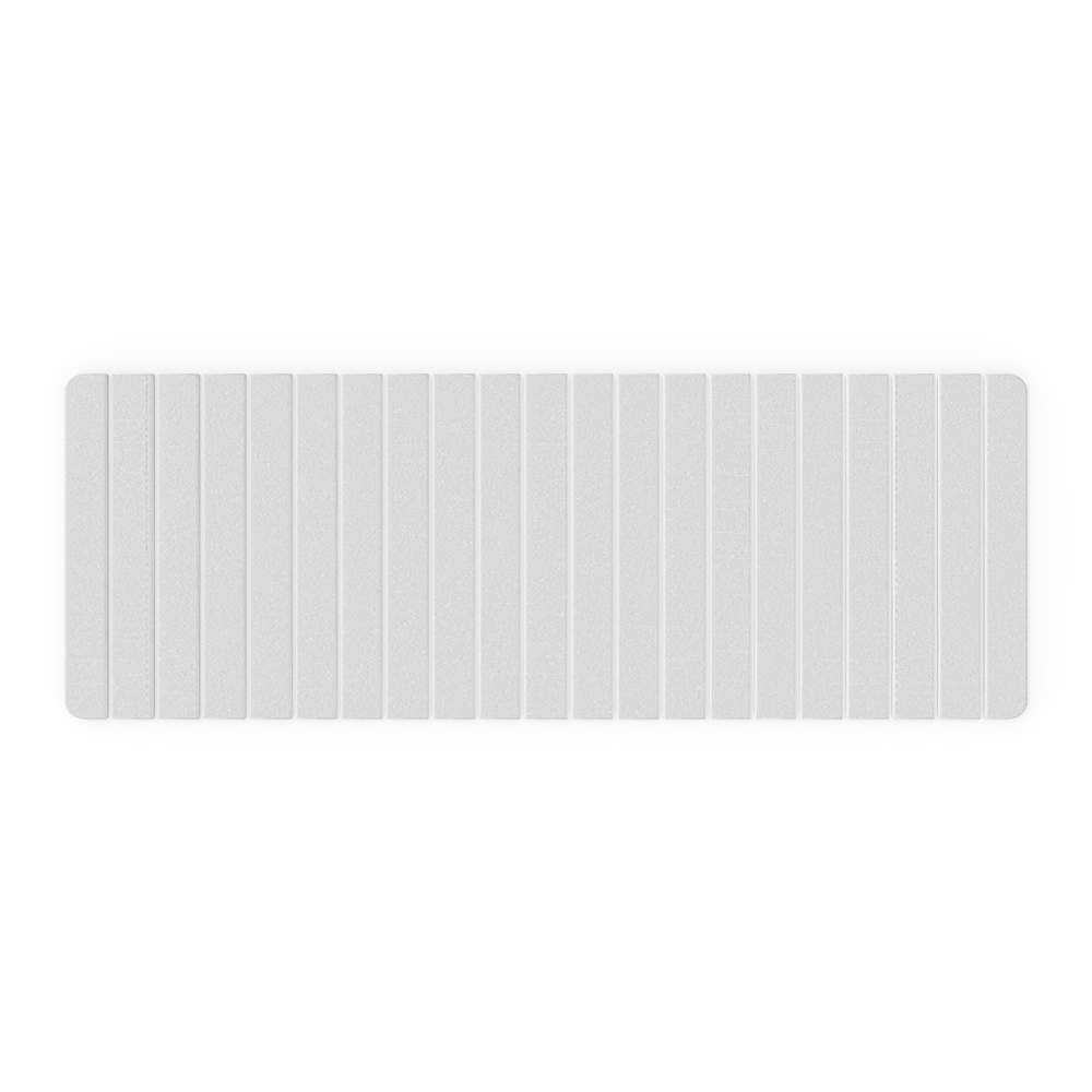 Diatomite Quick-Dry Stone Extra Large 58" x 21" Bath Mat in Natural White. Picture 2
