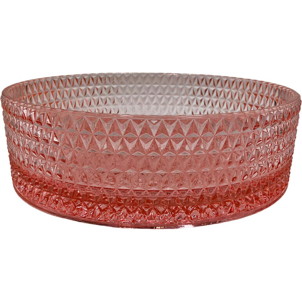 Scotch 16 in. Modern Champagne Tempered Glass Crystal Round Circle Vessel Sink. Picture 2