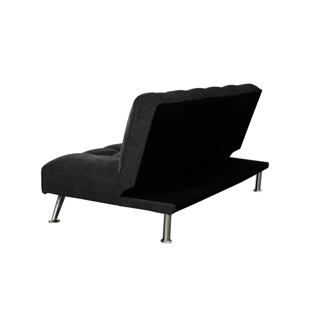 Humphrey 75 in. Black Klik Klak Sleeper Sofa Bed. Picture 3