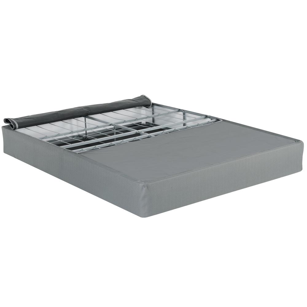 Yuffie 9 in. Foldable Metal Mattress Foundation Box Spring, King. Picture 4