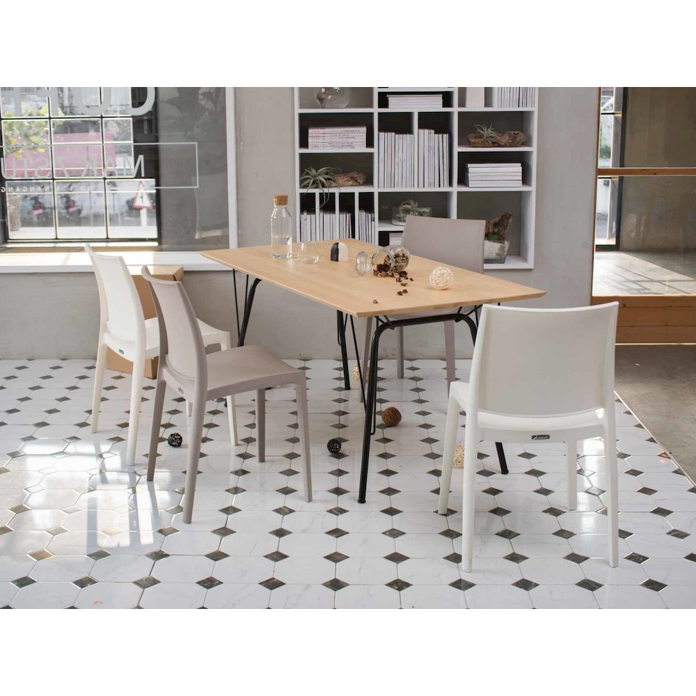 Lagoon Sensilla Stackable Dining Chairs Set of 4. Picture 4