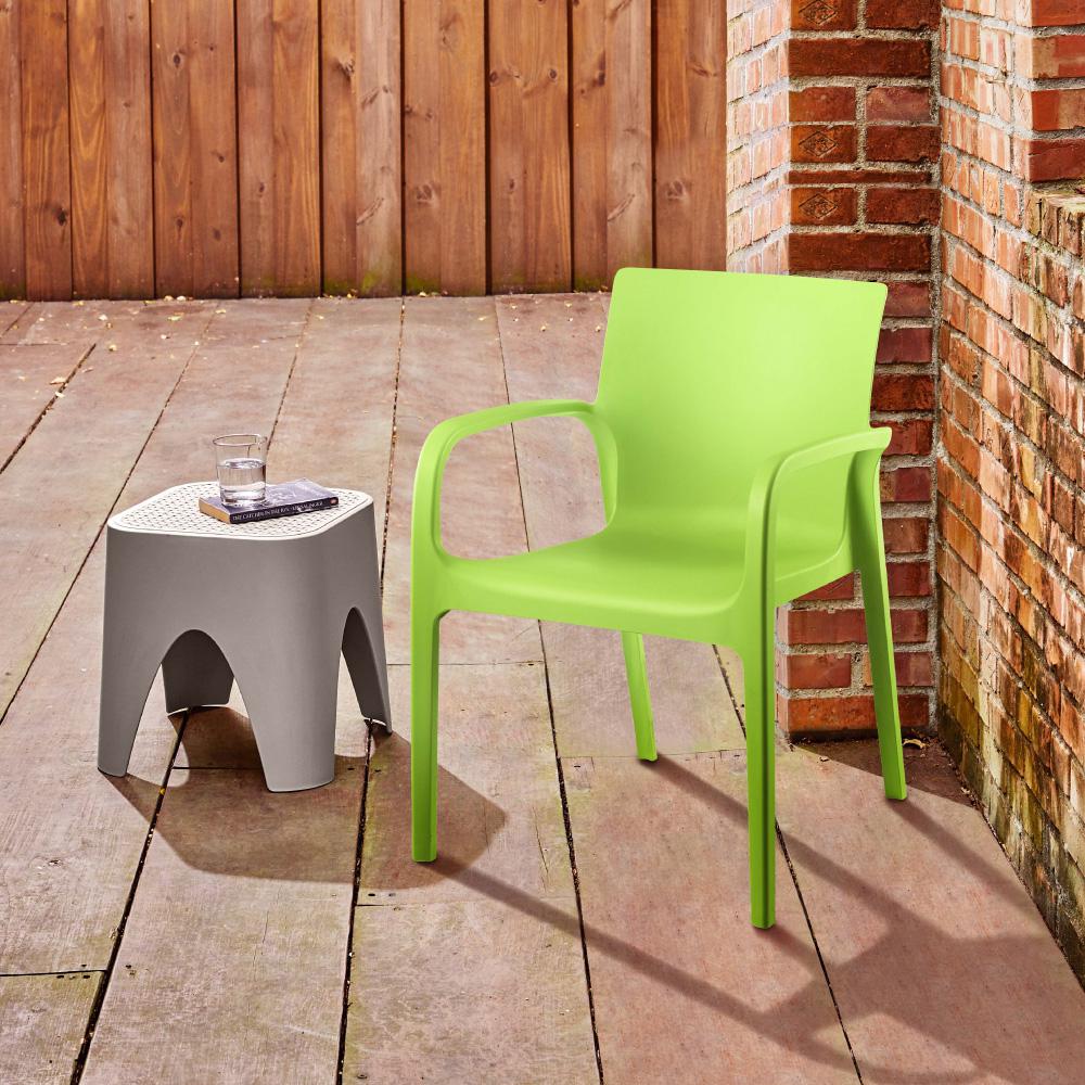 Lagoon Alissa Resin Stackable Dining Armchair Set of 2. Picture 4