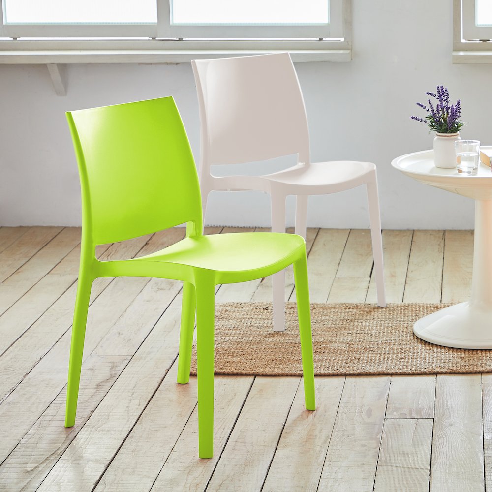 Lagoon Sensilla Stackable Dining Chairs Set of 4. Picture 4