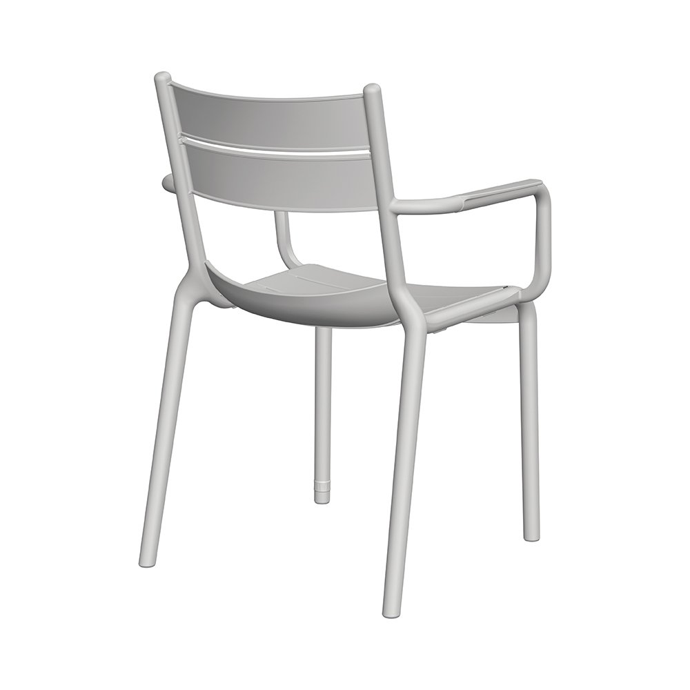 Naples A Stackable Armchair Cold Grey, 2 Pcs. Picture 2
