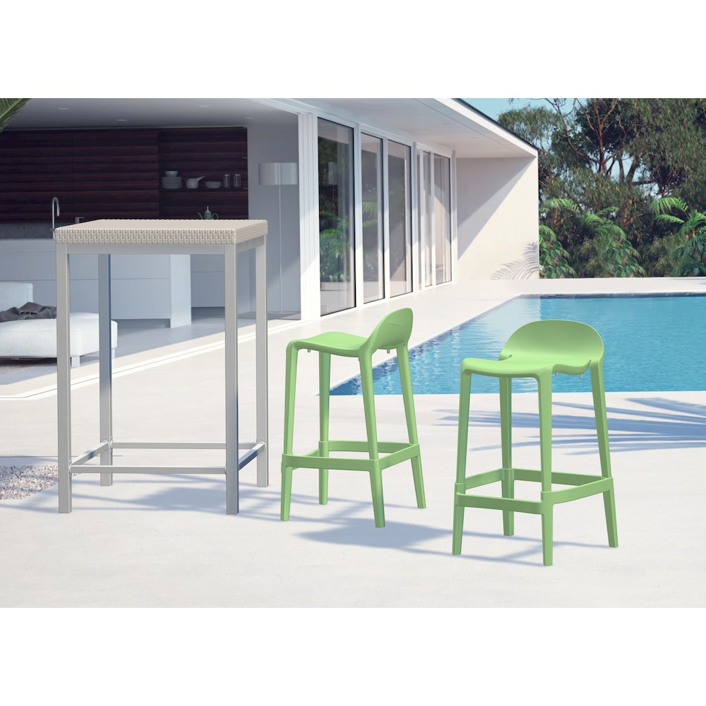Lagoon Joyous Resin Counter Stool Set of 2. Picture 2