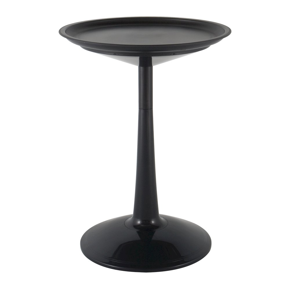 Lagoon Sprout Resin Adjustable Round Side Table. Picture 1