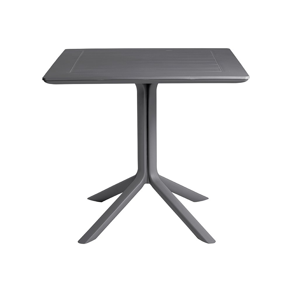 Venice Resin Square Dining Table. Picture 1