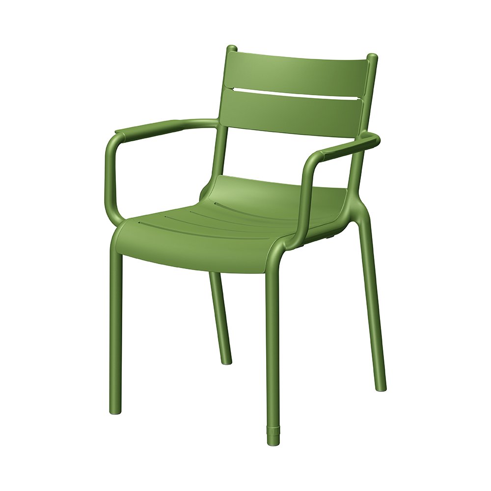 Naples A Stackable Armchair Olive Green, 2 Pcs. Picture 1