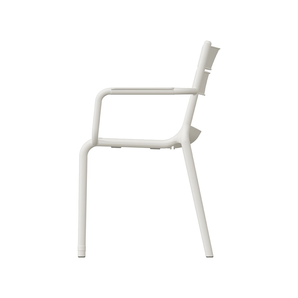 Naples A Stackable Armchair White, 2 Pcs. Picture 4
