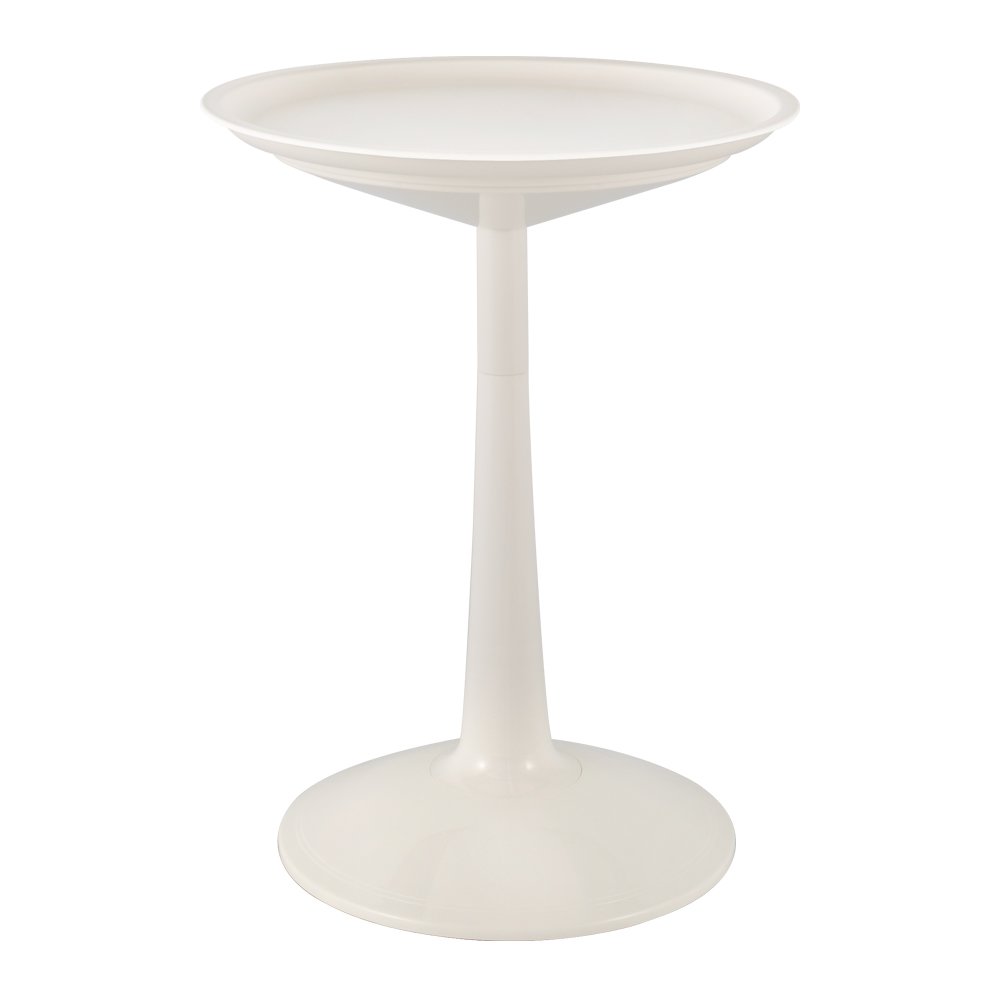 Lagoon Sprout Resin Adjustable Round Side Table. Picture 1