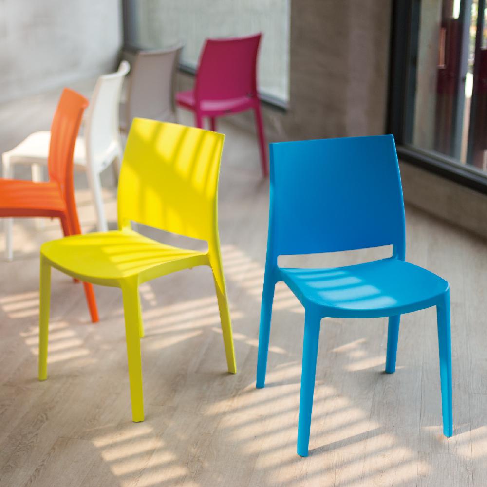 Lagoon Sensilla Stackable Dining Chairs Set of 4. Picture 3