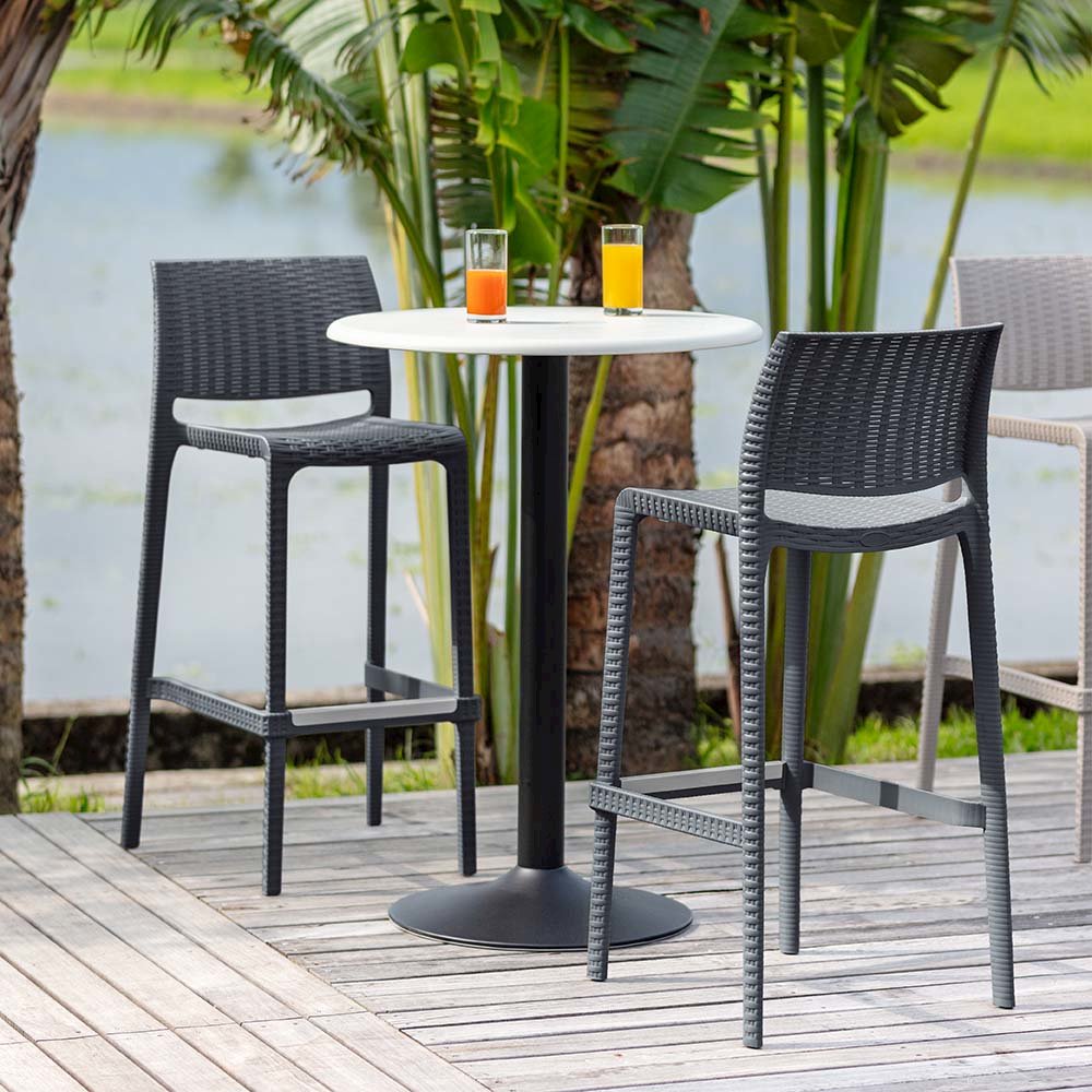 Rue Resin Stackable Bar Stool Set of 2. Picture 4