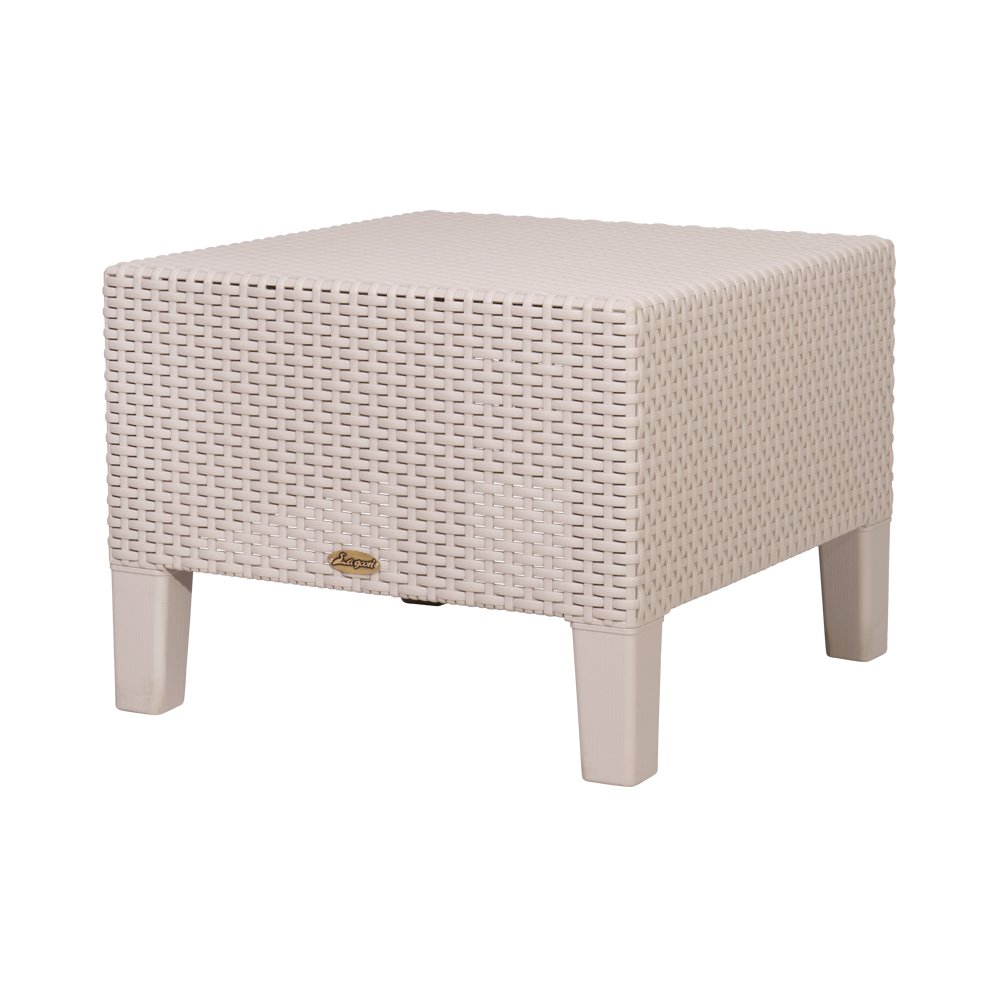 Lagoon Magnolia Rattan Side Table. Picture 1