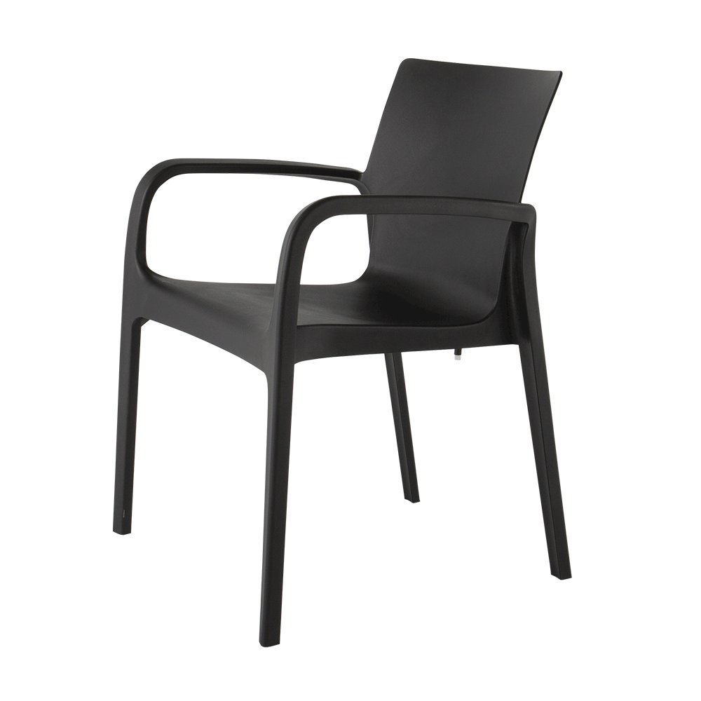 Lagoon Alissa Resin Stackable Dining Armchair Set of 2. Picture 3