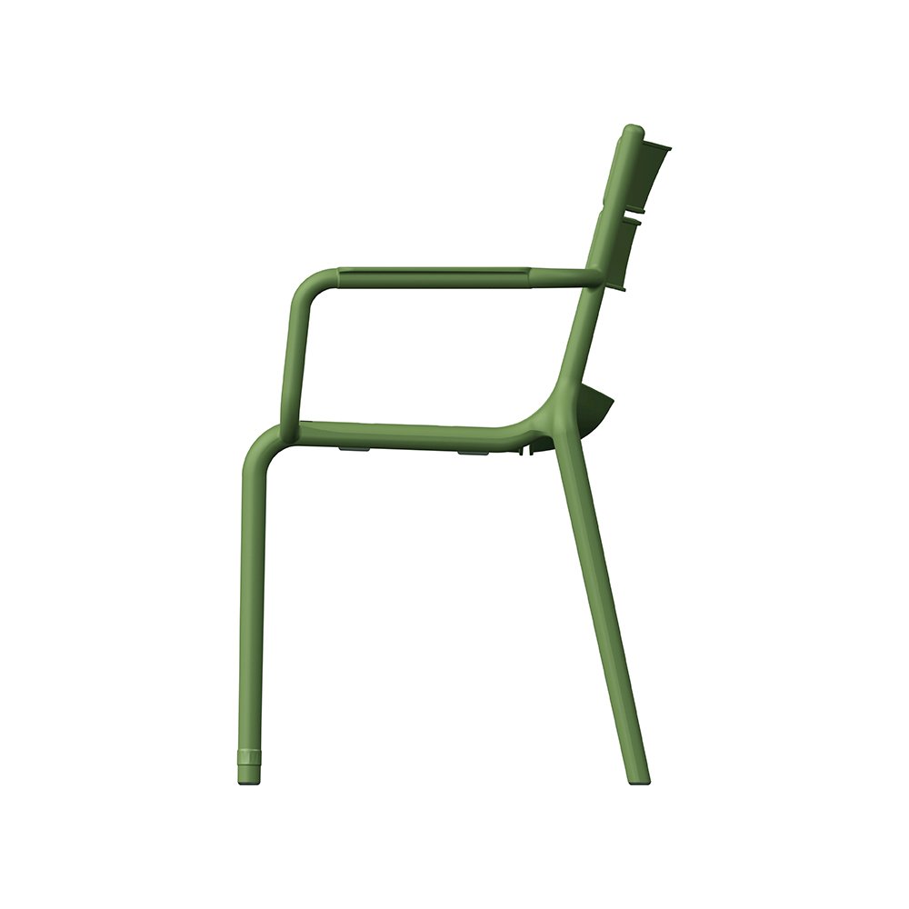 Naples A Stackable Armchair Olive Green, 2 Pcs. Picture 4