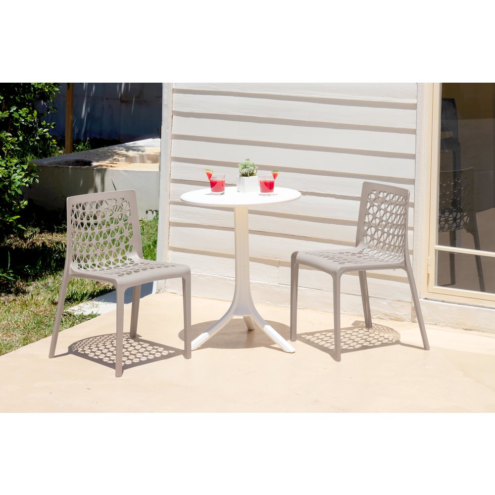 Lagoon Milan Stackable Dining Chair Set of 2. Picture 2