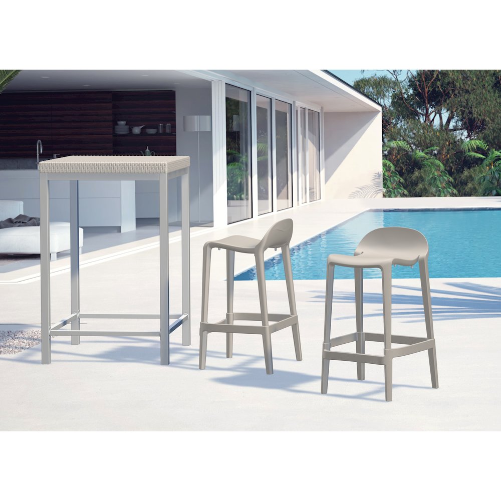 Lagoon Joyous Resin Counter Stool Set of 2. Picture 2