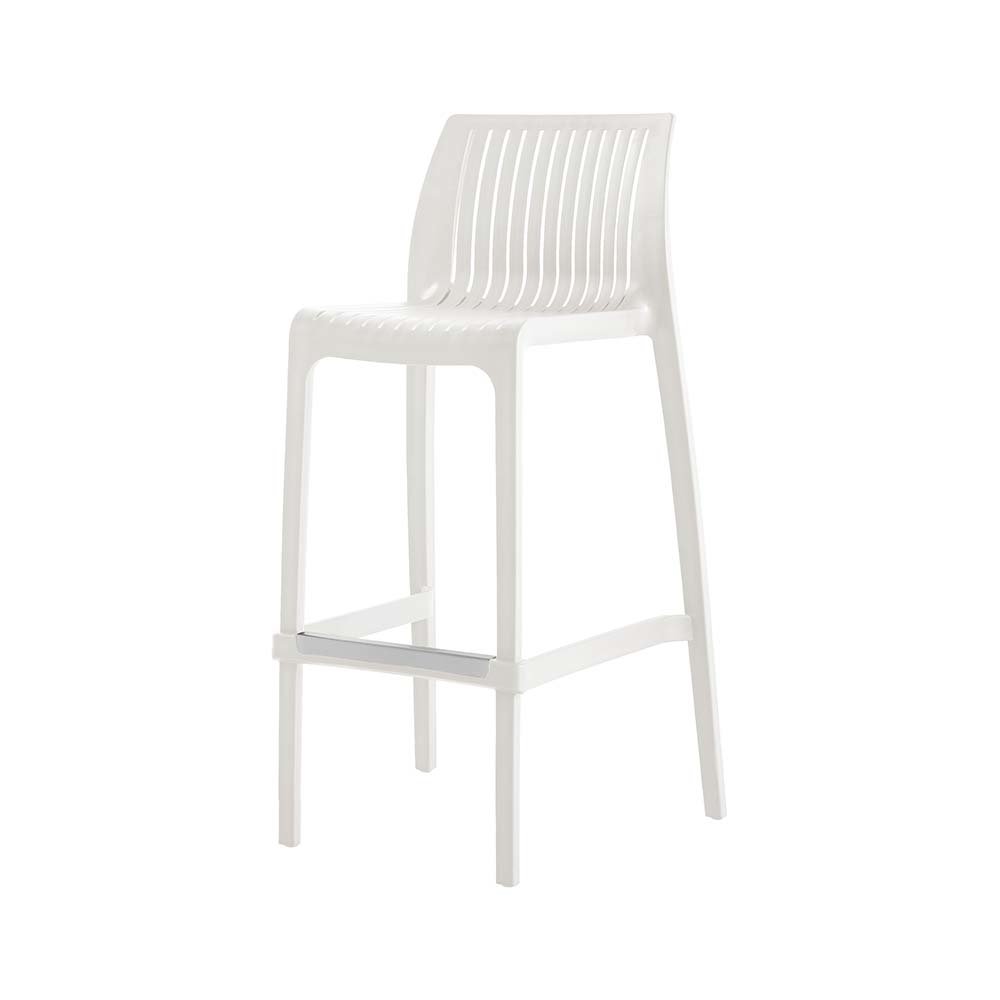 Milos Resin Stackable Bar Stool Set of 2. Picture 3