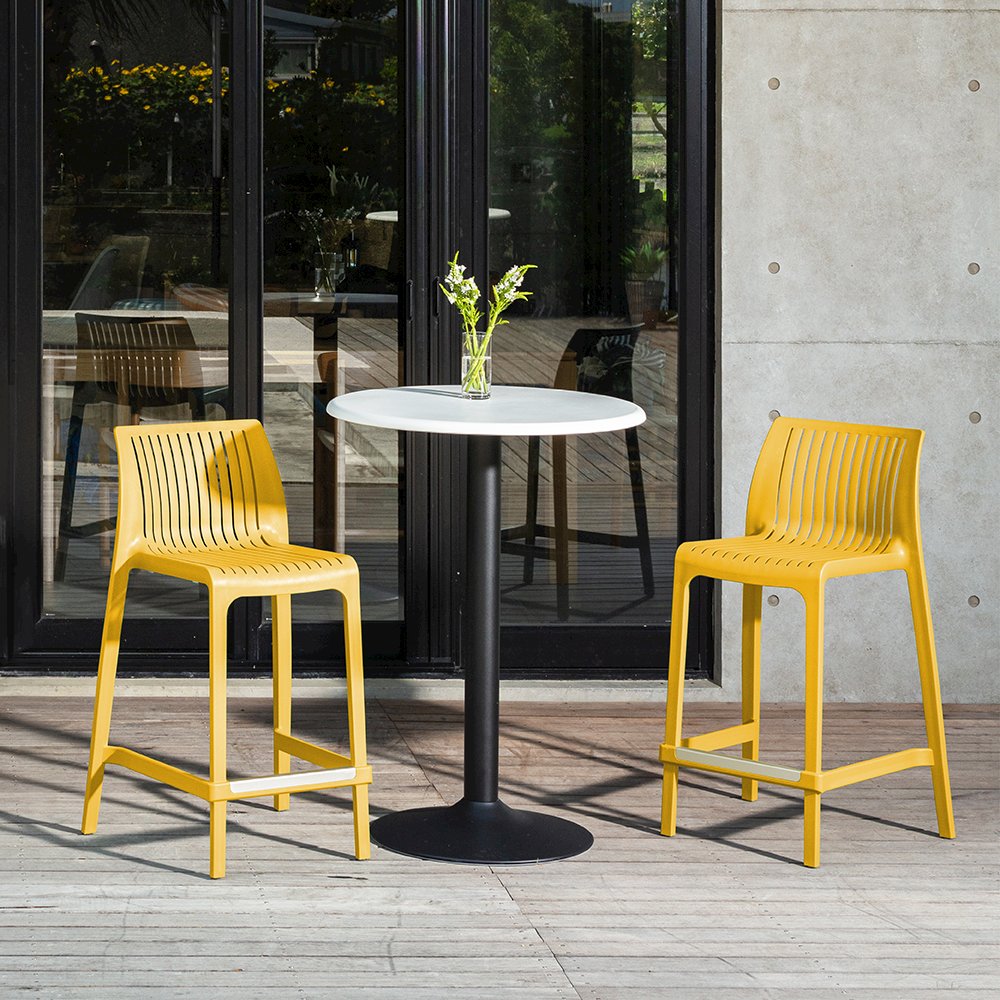 Milos Resin Stackable Counter Stool Set of 2. Picture 2