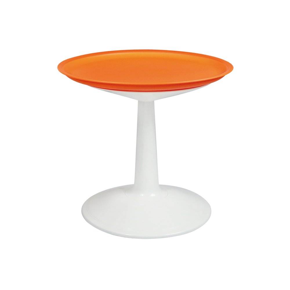 Lagoon Sprout Resin Adjustable Round Side Table. Picture 1