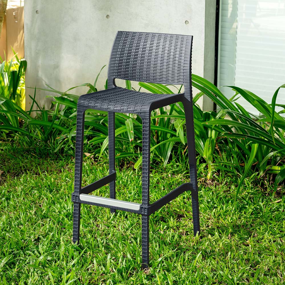 Rue Resin Stackable Bar Stool Set of 2. Picture 5