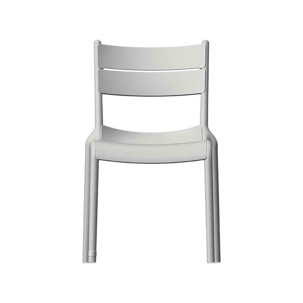 Naples B Stackable Side Chair Cold Grey, 2 Pcs. Picture 3