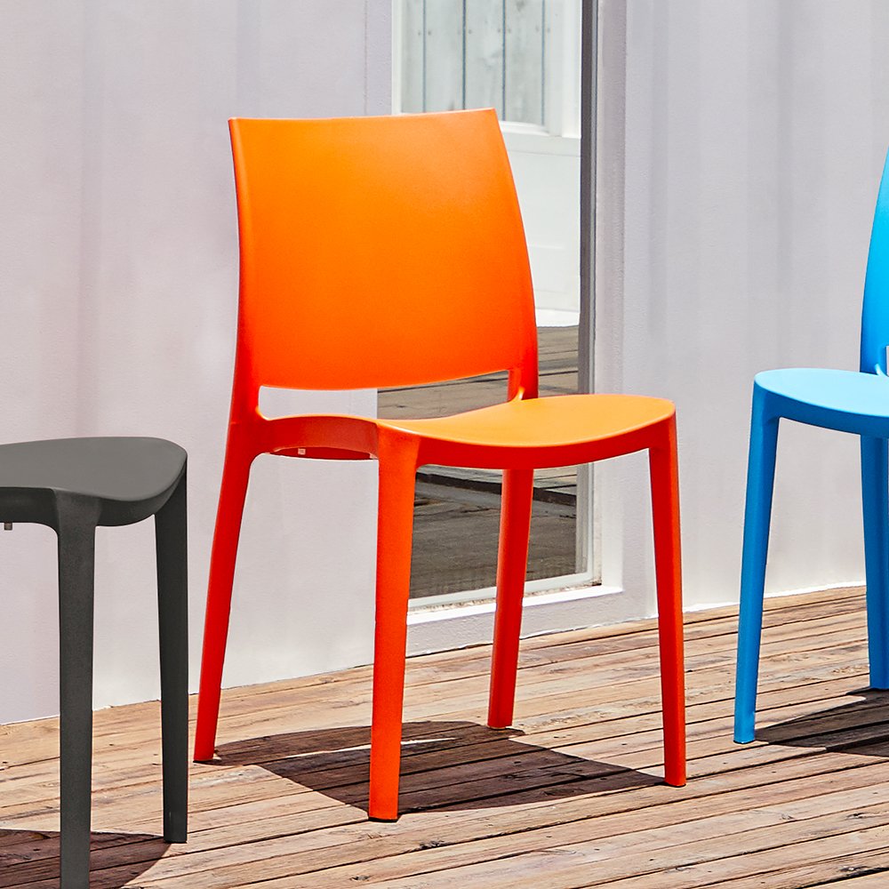 Lagoon Sensilla Stackable Dining Chairs Set of 4. Picture 2