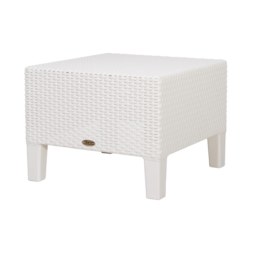 Lagoon Magnolia Rattan Side Table. Picture 1