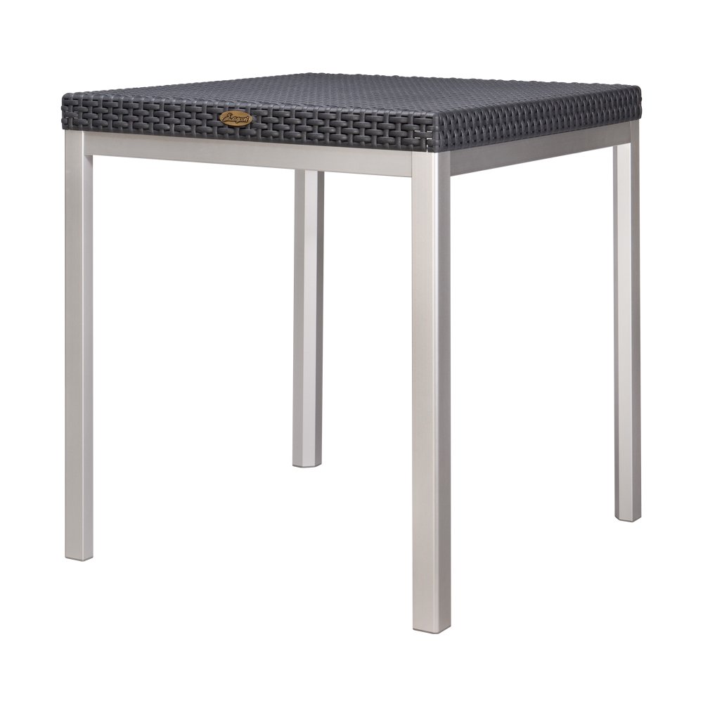 Russ Rattan Coffee Table with Aluminum Legs. Picture 1