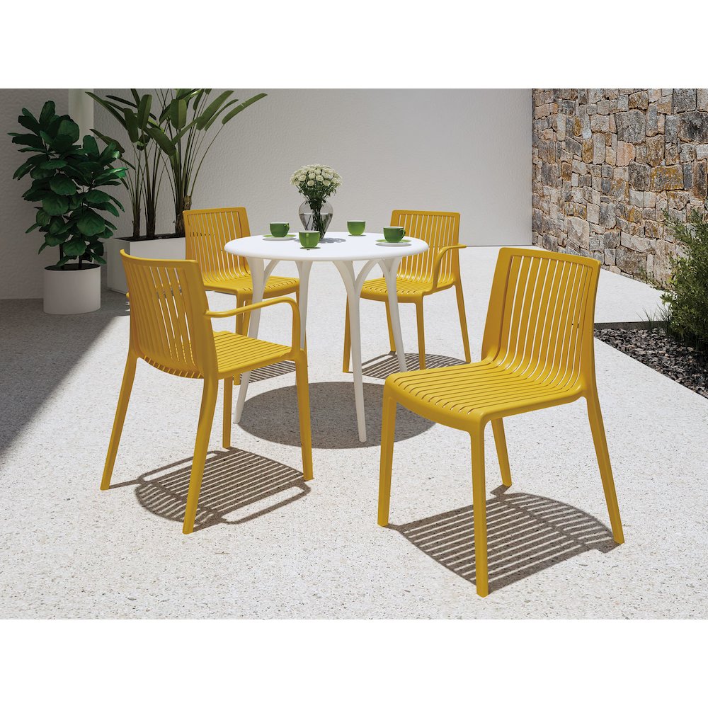 Lagoon Milos Stackable Side Chair Set of 2. Picture 2