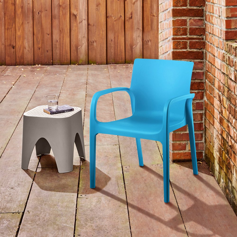 Lagoon Alissa Resin Stackable Dining Armchair Set of 2. Picture 2