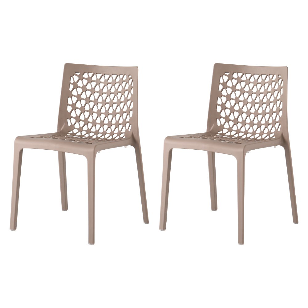 Lagoon Milan Stackable Dining Chair Set of 2. Picture 1