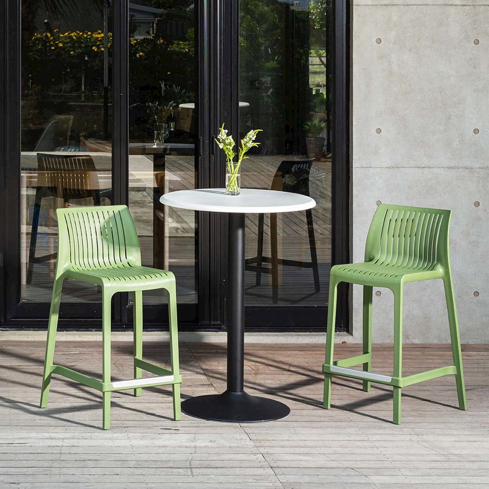 Milos Resin Stackable Counter Stool Set of 2. Picture 2