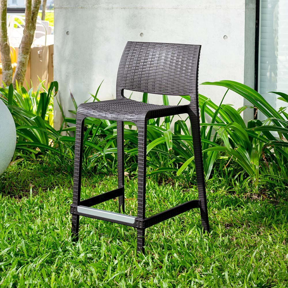 Rue Resin Stackable Counter Stool Set of 2. Picture 4