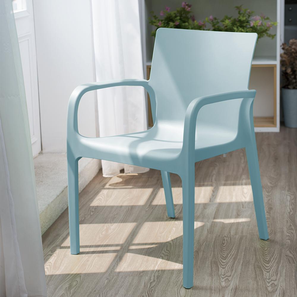 Lagoon Alissa Resin Stackable Dining Armchair Set of 2. Picture 2