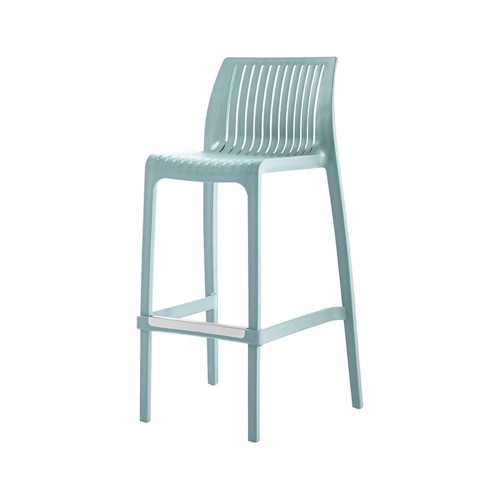 Milos Resin Stackable Bar Stool Set of 2. Picture 3