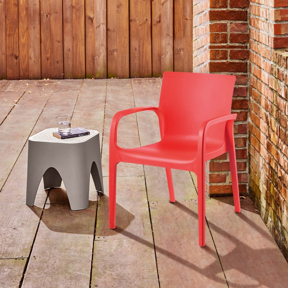 Lagoon Alissa Resin Stackable Dining Armchair Set of 2. Picture 2
