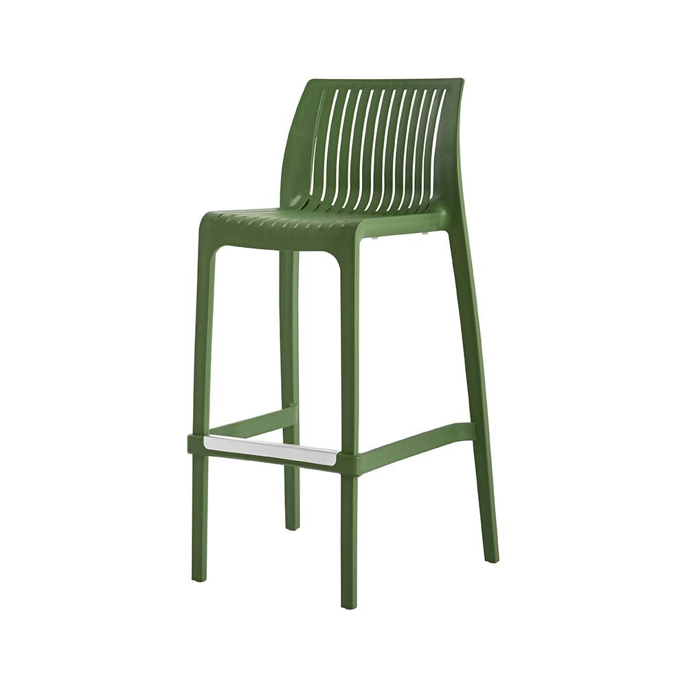 Milos Resin Stackable Bar Stool Set of 2. Picture 3