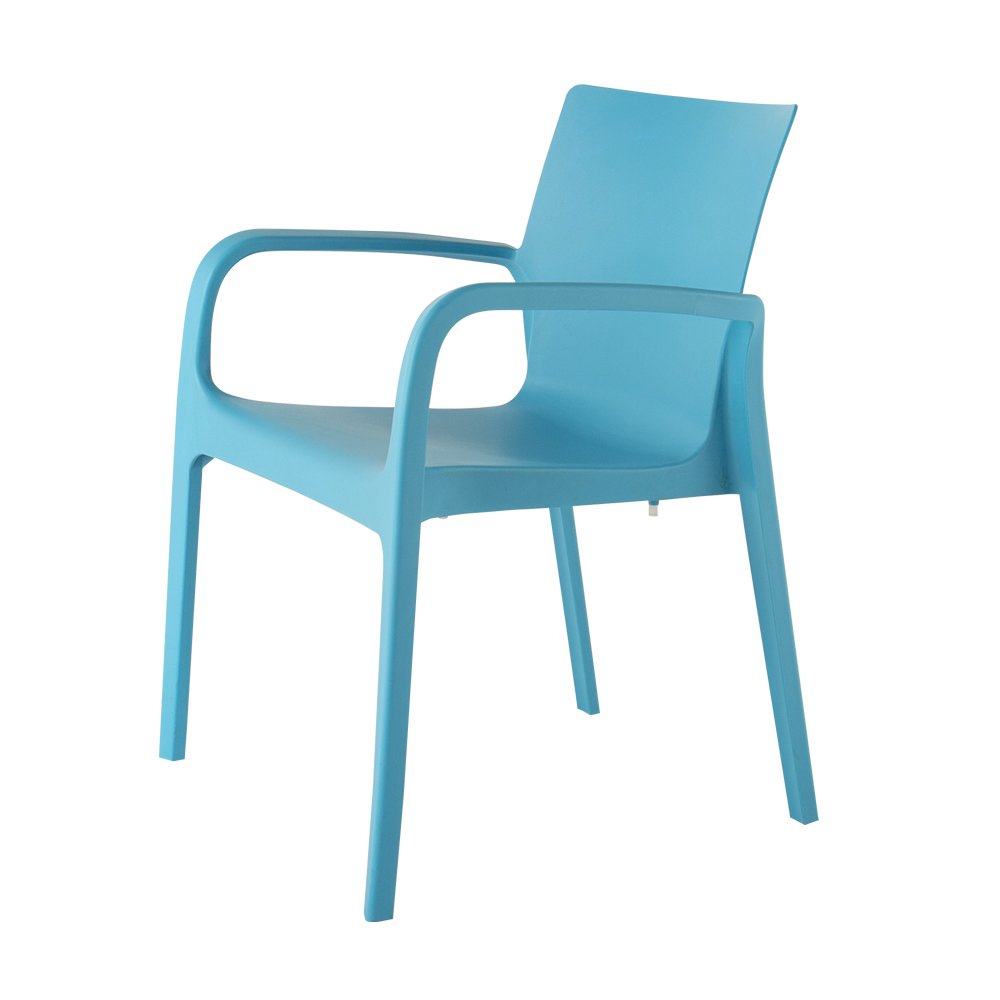 Lagoon Alissa Resin Stackable Dining Armchair Set of 2. Picture 5