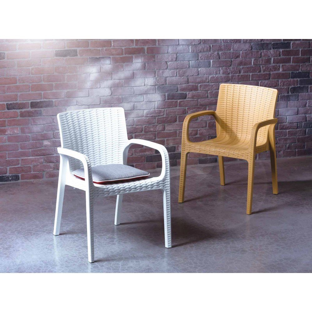 Lagoon Koppla Resin Stackable Dining Armchair Set of 2. Picture 5