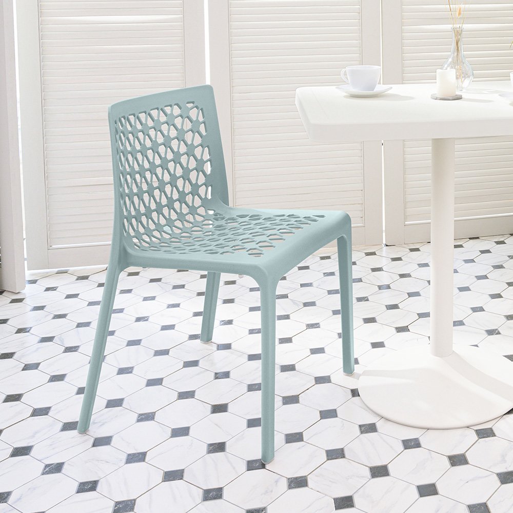Lagoon Milan Stackable Dining Chair Set of 2. Picture 4
