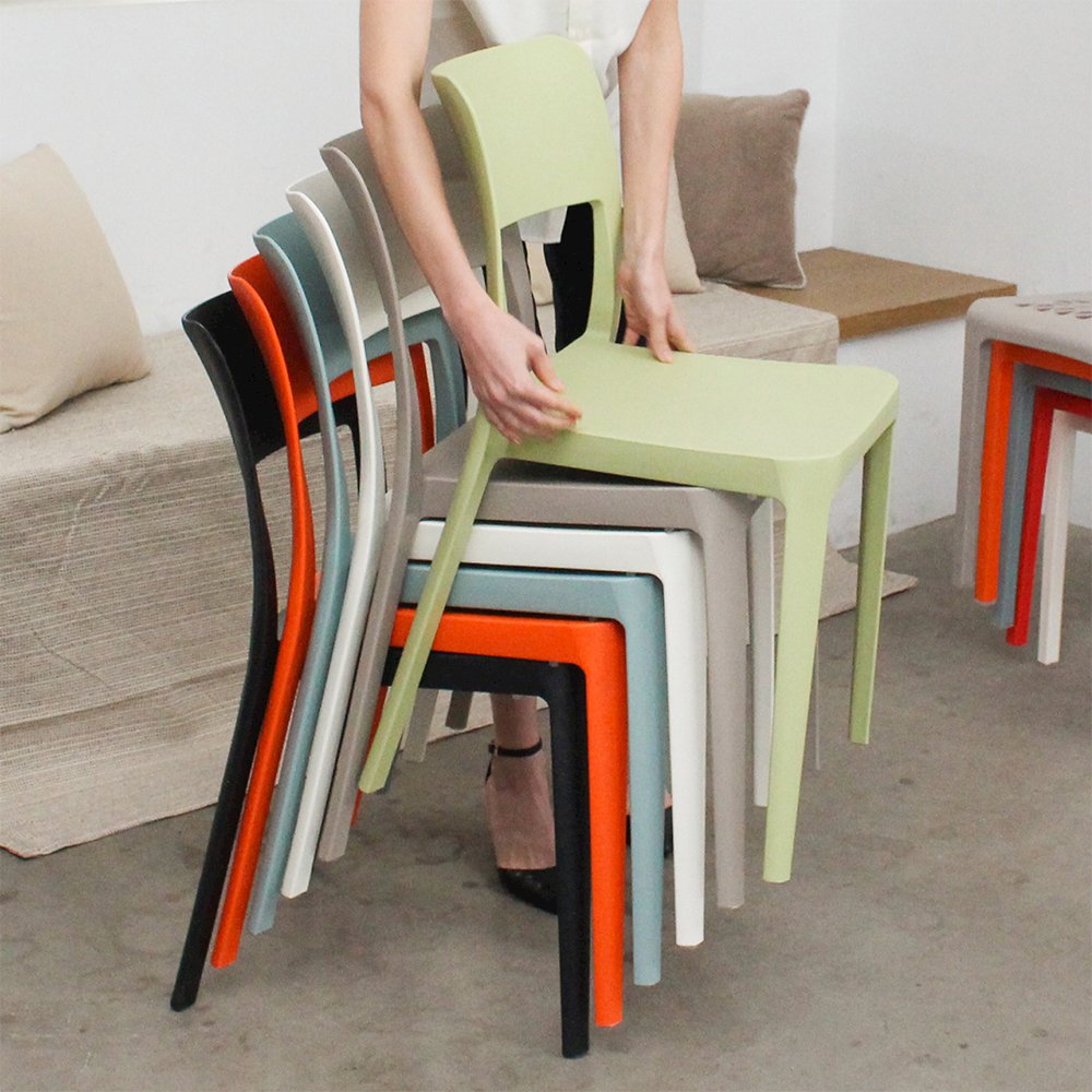 Lagoon La Vie Stackable Armless Chair Set of 2. Picture 6