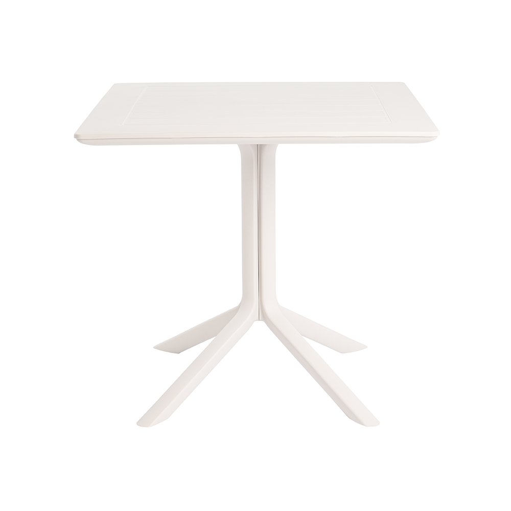 Venice Resin Square Dining Table. Picture 1