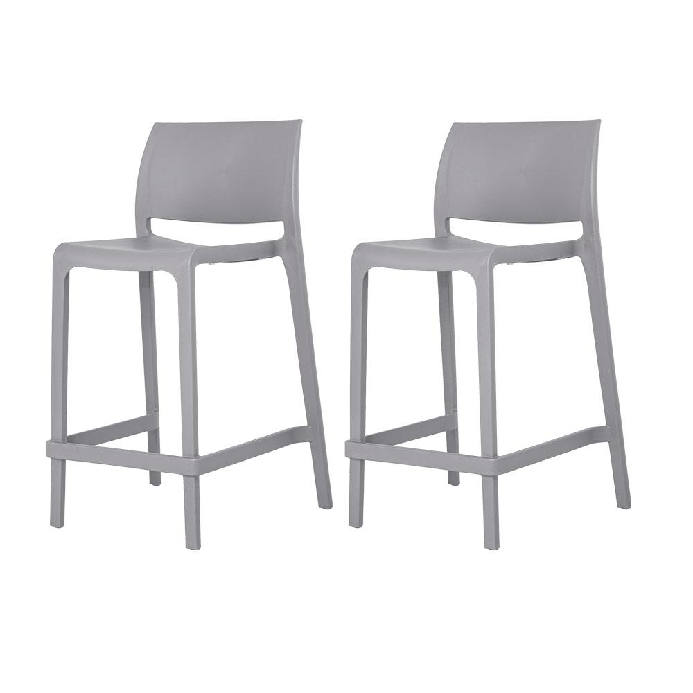 Sensilla Resin Stackable Counter Stool Set of 2. Picture 1