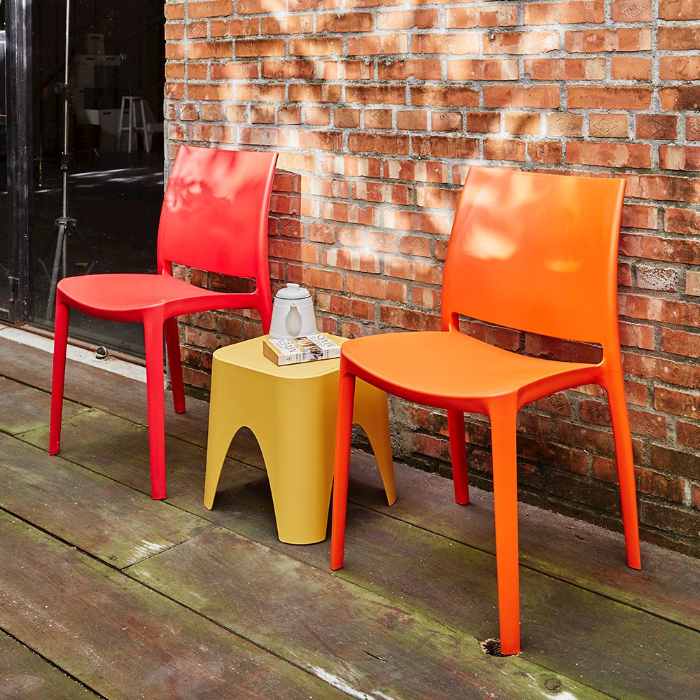 Lagoon Sensilla Stackable Dining Chairs Set of 4. Picture 4